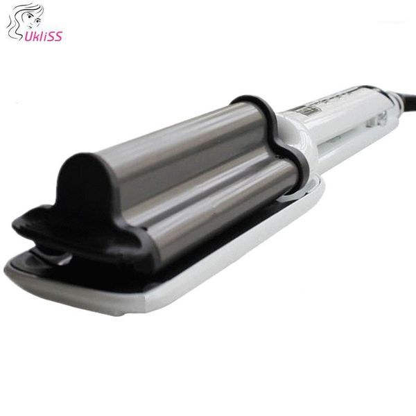 magic ceramic hair curling iron 3 barrels lcd display curler rollers waver wave roller wand1, Black
magic ceramic hair curling iron 3 barrels lcd display curler rollers waver wave roller wand1, Black