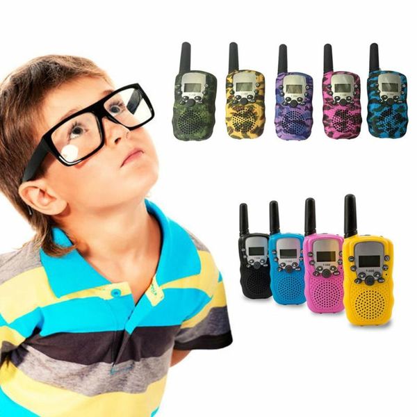 walkie talkie t388 kids walkie-talkies 2 pcs mini two-way radio station pmr christmas gift/family use/camping 100-800m
walkie talkie t388 kids walkie-talkies 2 pcs mini two-way radio station pmr christmas gift/family use/camping 100-800m