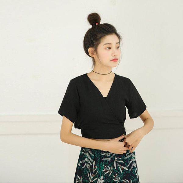 women clothing summer t-shirts with short sleeves egirl clothes aesthetic show thin film black v-neck backless bind t-shirt women's, White
women clothing summer t-shirts with short sleeves egirl clothes aesthetic show thin film black v-neck backless bind t-shirt women's, White