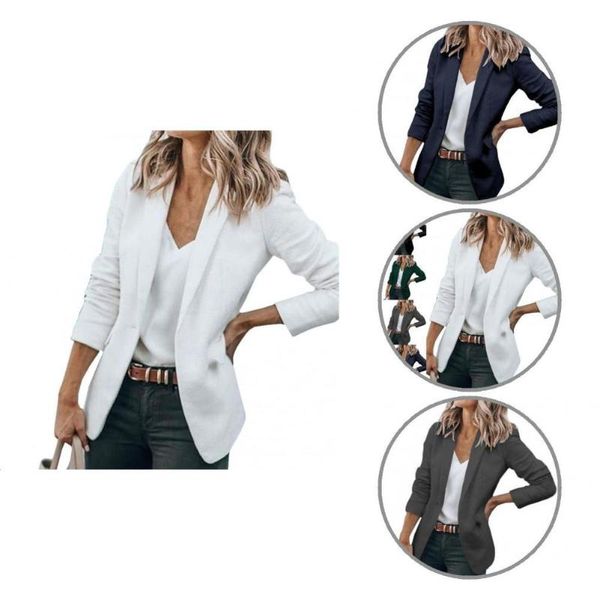 women's suits & blazers stylish office lady blazer lapel streetwear solid color turndown collar coat autumn, White;black
women's suits & blazers stylish office lady blazer lapel streetwear solid color turndown collar coat autumn, White;black