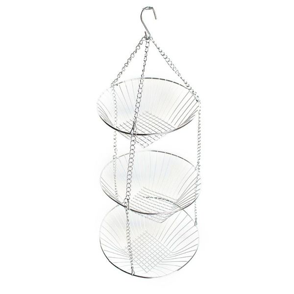 storage baskets 3-tier wire hanging basket stainless steel fruit swing bowl vegetables rack display stand
storage baskets 3-tier wire hanging basket stainless steel fruit swing bowl vegetables rack display stand