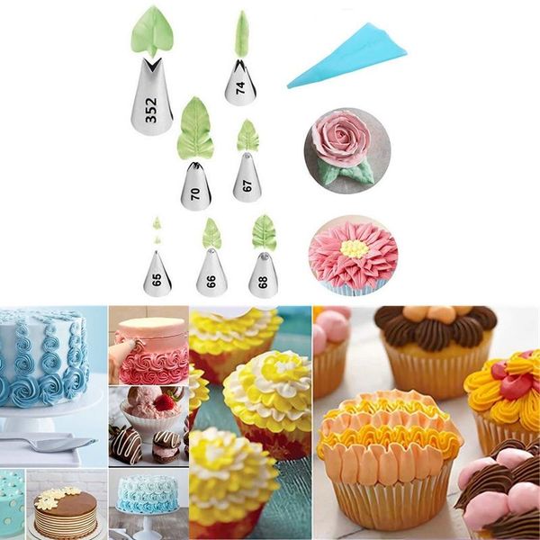 baking & pastry tools cake mounting mouth 8-piece set leaf bag cream tool decorating sets
baking & pastry tools cake mounting mouth 8-piece set leaf bag cream tool decorating sets