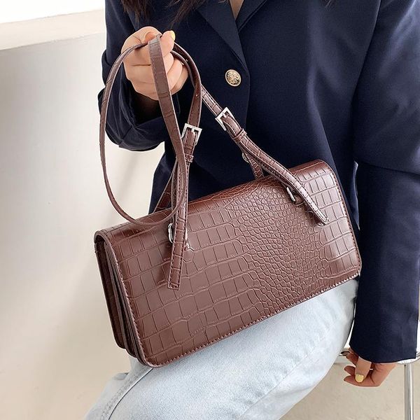 original brand senior crocodile pattern bag female 2021 fashion shoulder messenger square underarm bags
original brand senior crocodile pattern bag female 2021 fashion shoulder messenger square underarm bags