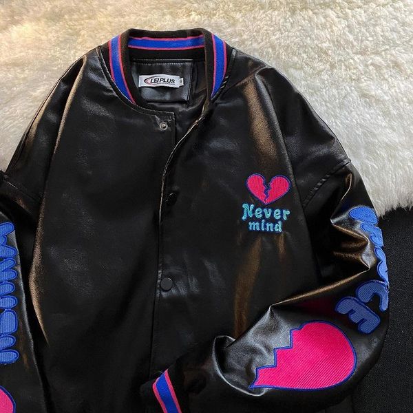 women's jackets sweet embroidery baseball uniform women korean casual punk long-sleeved jacket streetwear harajuku large size zip-up ou, Black;brown
women's jackets sweet embroidery baseball uniform women korean casual punk long-sleeved jacket streetwear harajuku large size zip-up ou, Black;brown