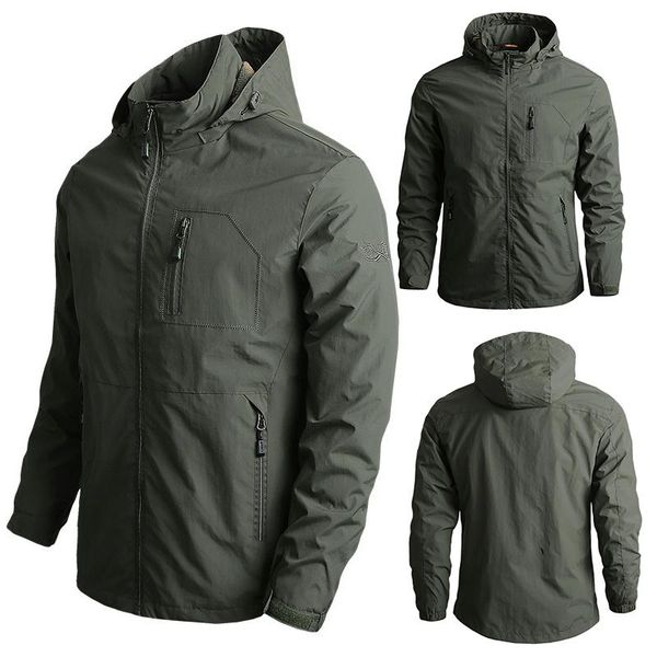 men's jackets mountaineering windproof jacket men quick-drying tactical bomber windbreaker casual male outdoor waterproof, Black;brown
men's jackets mountaineering windproof jacket men quick-drying tactical bomber windbreaker casual male outdoor waterproof, Black;brown