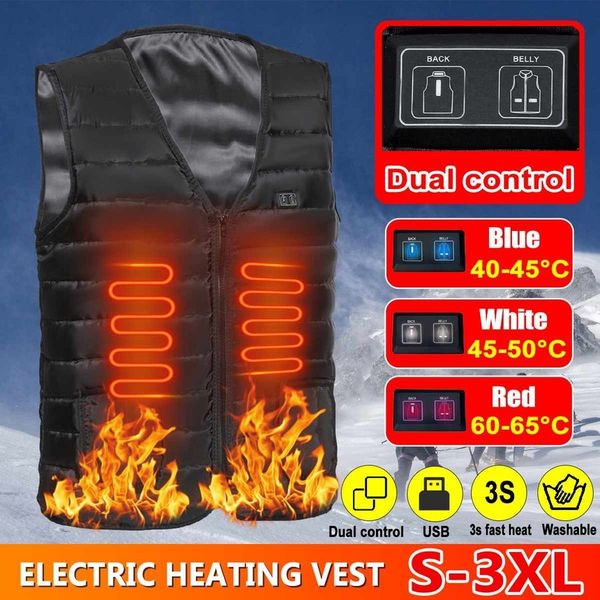 men's and women's dual control heating vt, warm et with usb, hunting cloth, winter, Black;white
men's and women's dual control heating vt, warm et with usb, hunting cloth, winter, Black;white