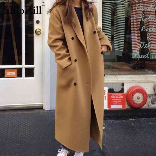 elegant long wool coat women solid sleeve double breasted pockets overcoat autumn winter ladies outerwear 210508, Black
elegant long wool coat women solid sleeve double breasted pockets overcoat autumn winter ladies outerwear 210508, Black