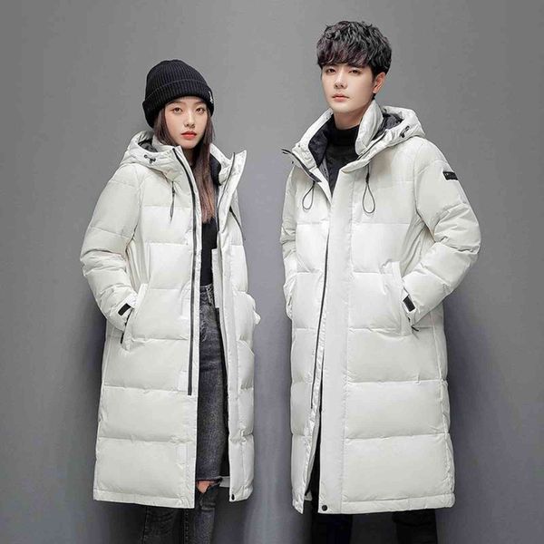 white duck feather men's et, windproof hood korean fashion warm long coat, winter cloth., Black
white duck feather men's et, windproof hood korean fashion warm long coat, winter cloth., Black