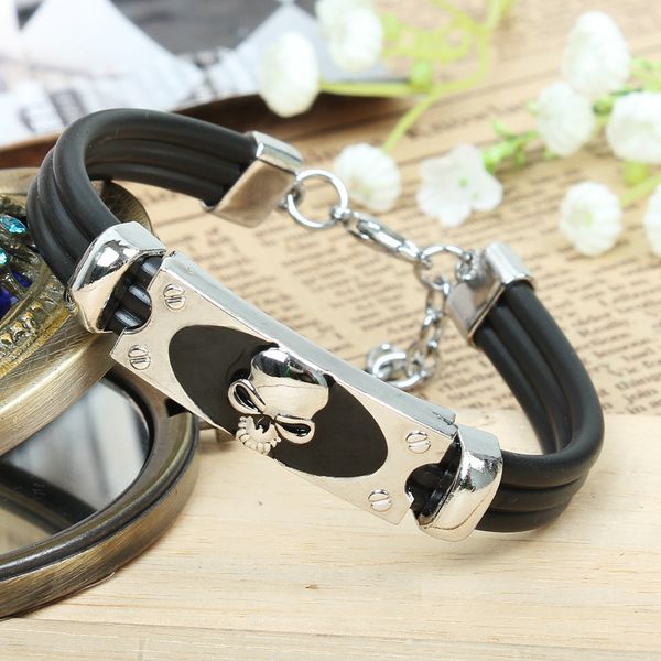 personalized alloy ti-tanium steel skull punk bracelet jewelry mixed batch of chinese good men's bracelets, Golden;silver
personalized alloy ti-tanium steel skull punk bracelet jewelry mixed batch of chinese good men's bracelets, Golden;silver