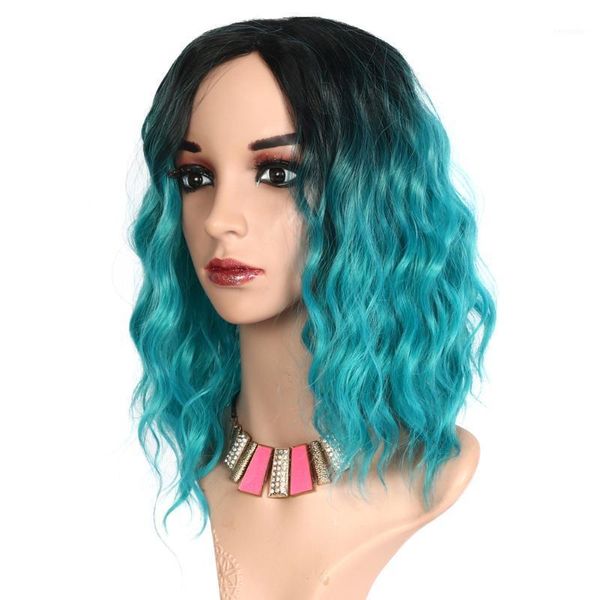 16inches short wavy wig bob curly wigs natural hair upgrade synthetic cosplay for women heat resistant fiber1, Black
16inches short wavy wig bob curly wigs natural hair upgrade synthetic cosplay for women heat resistant fiber1, Black