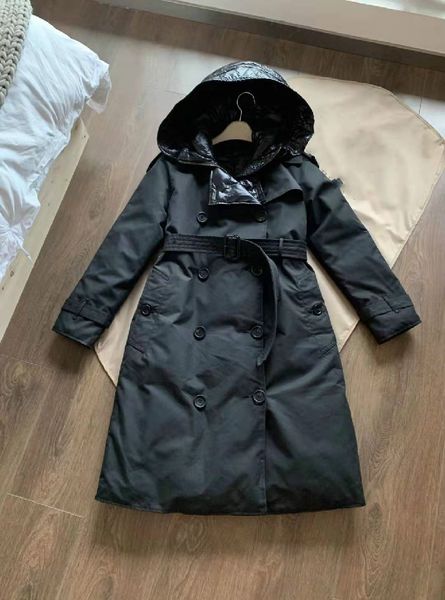 hooded double-sided back slit double-breasted slim slimming high-end mid-length down jacket new original sample womens clothes, Black
hooded double-sided back slit double-breasted slim slimming high-end mid-length down jacket new original sample womens clothes, Black