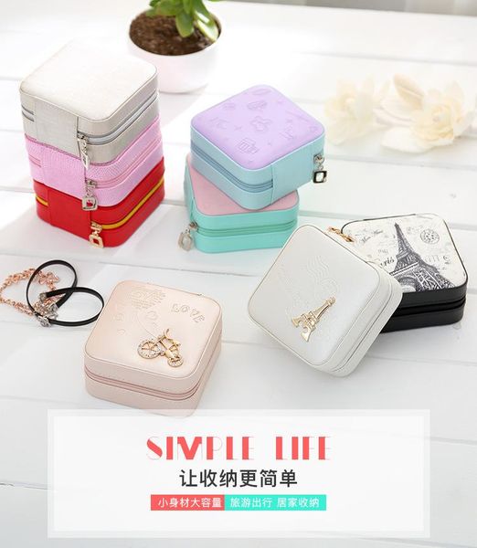 50pcs women's mini stud earrings rings jewelry box useful makeup organizer with zipper travel portable storage boxes & bins
50pcs women's mini stud earrings rings jewelry box useful makeup organizer with zipper travel portable storage boxes & bins