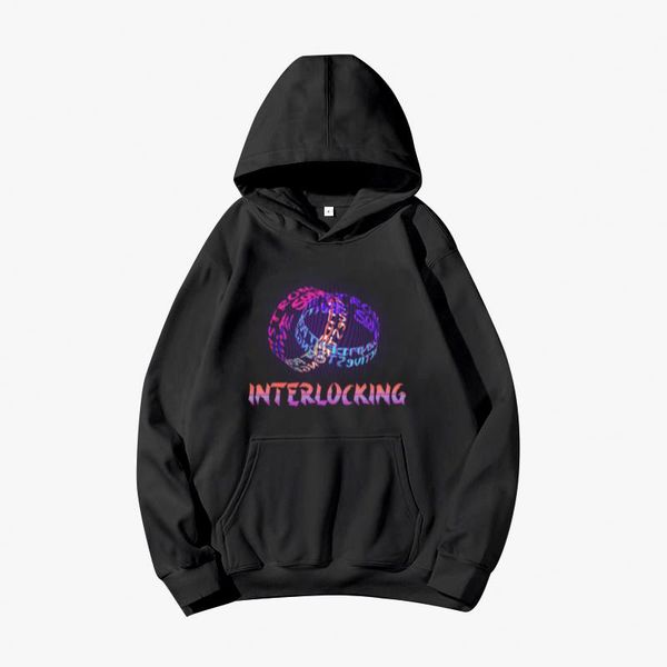 men's hoodies & sweatshirts 2021 male wool liner hoodie interlocking letter print sweater winter autumn men pullover fashion oversized, Black
men's hoodies & sweatshirts 2021 male wool liner hoodie interlocking letter print sweater winter autumn men pullover fashion oversized, Black