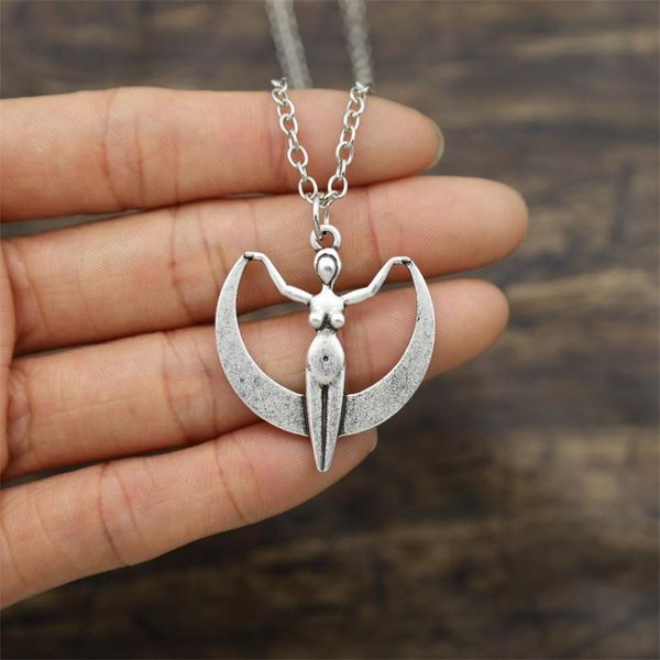 chains 12pcs wiccan triple moon goddess pendant necklace witchcraft magic supernatural amulet jewelry, Silver
chains 12pcs wiccan triple moon goddess pendant necklace witchcraft magic supernatural amulet jewelry, Silver