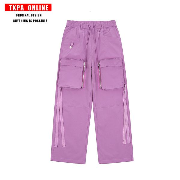 tkpa high street hip hop solid color straight loose overalls men's fashion brand wide leg drawstring legged casual pants, White;black
tkpa high street hip hop solid color straight loose overalls men's fashion brand wide leg drawstring legged casual pants, White;black