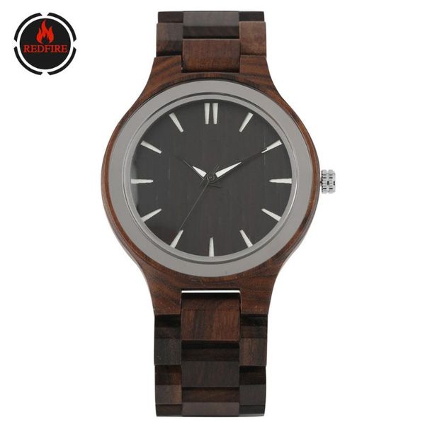 wristwatches redfire minimalist ebony men's watches quartz timepiece casual mens wooden wrist clock folding clasp bangle, Slivery;brown
wristwatches redfire minimalist ebony men's watches quartz timepiece casual mens wooden wrist clock folding clasp bangle, Slivery;brown