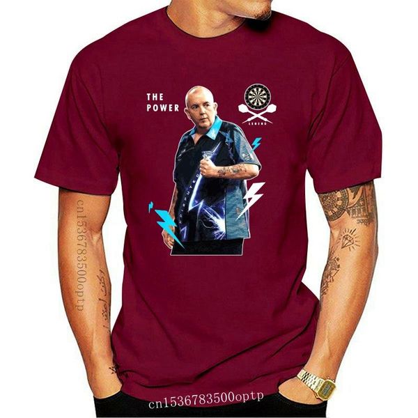 men's t-shirts phil the power darts t-shirt - black, White;black
