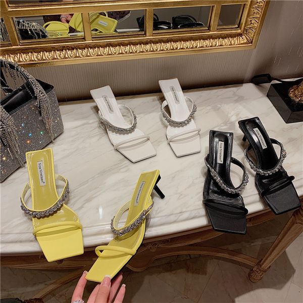 sandals open toe women slippers narrow band slides thin high heels pumps yellow/white/black summer 6sa0
sandals open toe women slippers narrow band slides thin high heels pumps yellow/white/black summer 6sa0