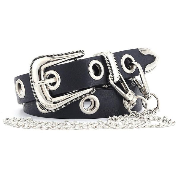 belts punk pu leather belt chain for women men pin buckle harness waist gothic hip-hop fashion black waistband unisex, Black;brown
belts punk pu leather belt chain for women men pin buckle harness waist gothic hip-hop fashion black waistband unisex, Black;brown