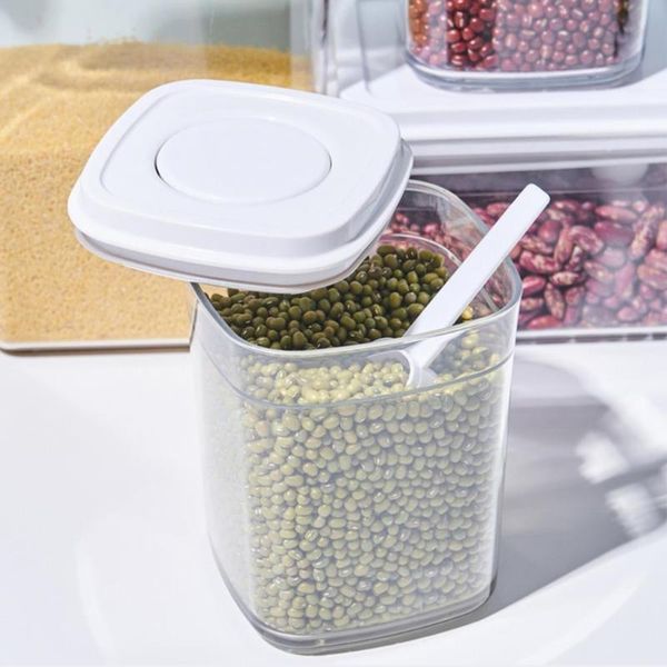 storage bottles & jars 350ml/700ml/1000ml box jar kitchen tank plastic transparent sealed bottle container rangement cuisine
storage bottles & jars 350ml/700ml/1000ml box jar kitchen tank plastic transparent sealed bottle container rangement cuisine