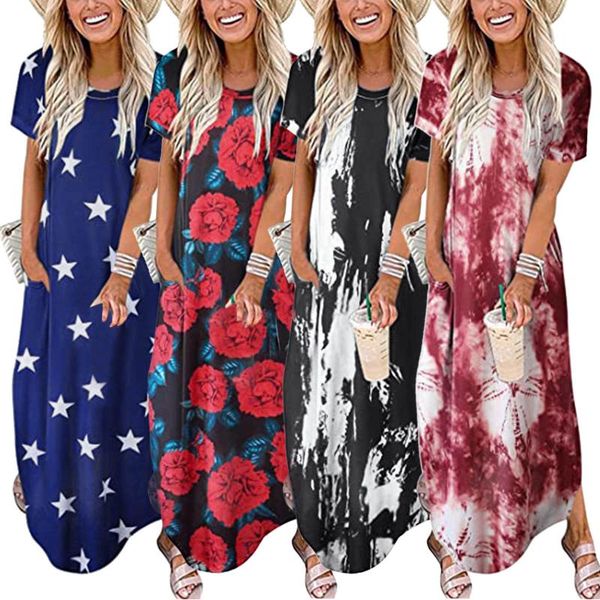 casual dresses elegant rose tie dye short sleeve maxi dress 2021 summer women loose o-neck party lady boho long robe femme, Black;gray
casual dresses elegant rose tie dye short sleeve maxi dress 2021 summer women loose o-neck party lady boho long robe femme, Black;gray