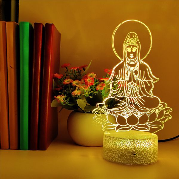 3d illusion night light led nahai guanyin bodhisattva image lamp rgb color nightlight app control sincere gift gathering decoration
3d illusion night light led nahai guanyin bodhisattva image lamp rgb color nightlight app control sincere gift gathering decoration