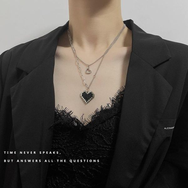 pendant necklaces heart necklace women layered woman clavicle chain girls silver color trendy elegant metal collier
pendant necklaces heart necklace women layered woman clavicle chain girls silver color trendy elegant metal collier
