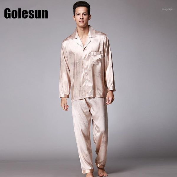 men's sleepwear arrival autumn men casual breathable faux silk and pants sets lounge homewear set pajama tz066, Black;brown
men's sleepwear arrival autumn men casual breathable faux silk and pants sets lounge homewear set pajama tz066, Black;brown