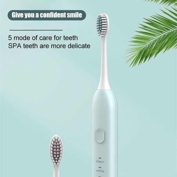 smart electric toothbrush 3 levels of care mode usb charge ultrasonic soft hair automatic tooth brushes clean and whiten cleaner
smart electric toothbrush 3 levels of care mode usb charge ultrasonic soft hair automatic tooth brushes clean and whiten cleaner