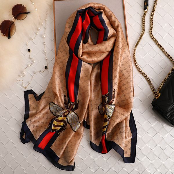 wholesale 2021 latest ladies long imitated silk scarves fashion women satin silks shawls stoles brand names printed scarf 180x90cm delivery, Blue;gray
wholesale 2021 latest ladies long imitated silk scarves fashion women satin silks shawls stoles brand names printed scarf 180x90cm delivery, Blue;gray
