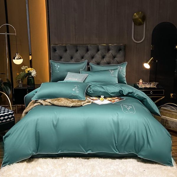 bedding sets 100% cotton set solid color embroidery bed duvet cover sheet spread flat pillowcase
bedding sets 100% cotton set solid color embroidery bed duvet cover sheet spread flat pillowcase