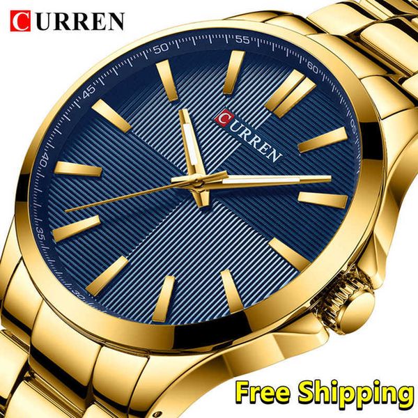curren men watches luxury brand business gold male wrist watch waterproof stainless steel men watch relogio masculino 210527, Slivery;brown
curren men watches luxury brand business gold male wrist watch waterproof stainless steel men watch relogio masculino 210527, Slivery;brown