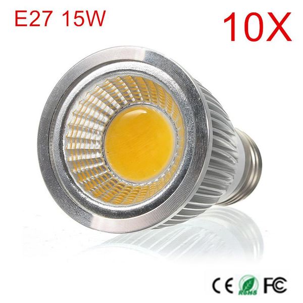 bulbs 10pcs high power e27 light 15w ac85-265v led spot warm/natural/cool white cob spotlight dimmable
bulbs 10pcs high power e27 light 15w ac85-265v led spot warm/natural/cool white cob spotlight dimmable