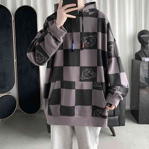 men's hoodies & sweatshirts harajuku cartoon bear print hooded streetwear hip hop fashion pullover casual cotton ah4b, Black
men's hoodies & sweatshirts harajuku cartoon bear print hooded streetwear hip hop fashion pullover casual cotton ah4b, Black