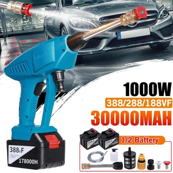 water gun & snow foam lance 1000w 388vf car washer high-pressure wireless shower set electric pump sprayer for outdoor camping
water gun & snow foam lance 1000w 388vf car washer high-pressure wireless shower set electric pump sprayer for outdoor camping