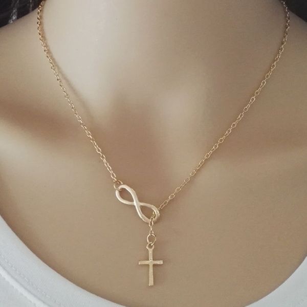 price lucky number 8 collarbone chain cross short styles pendant charm necklace accessories for female, Silver
price lucky number 8 collarbone chain cross short styles pendant charm necklace accessories for female, Silver