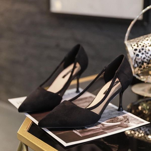 dress shoes limeike transparent high-heeled women 2021 spring with shallow mouth pointed single summer sandals, Black
dress shoes limeike transparent high-heeled women 2021 spring with shallow mouth pointed single summer sandals, Black