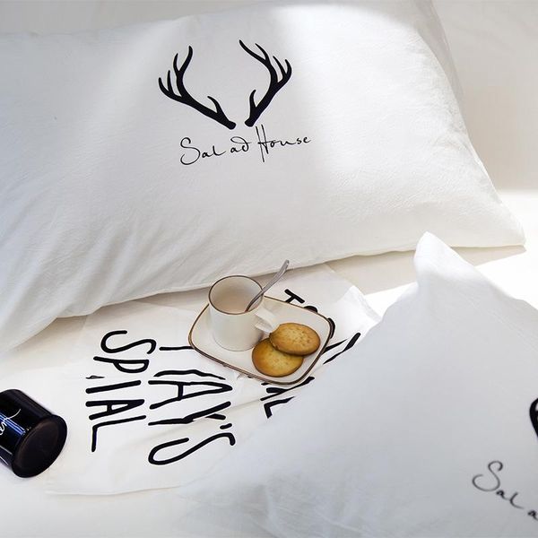 pillow case 2pcs washed cotton cases pure simple 48*74cm bed and breakfast single white/gray antler
pillow case 2pcs washed cotton cases pure simple 48*74cm bed and breakfast single white/gray antler