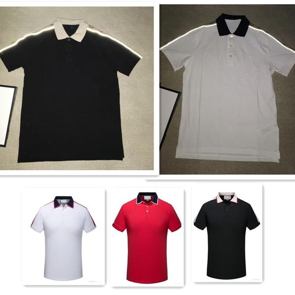 classic qaulity summer mens designers tees polo cotton t shirts fashion casual couples short sleeves tee men t-shirt business polos, White;black
classic qaulity summer mens designers tees polo cotton t shirts fashion casual couples short sleeves tee men t-shirt business polos, White;black