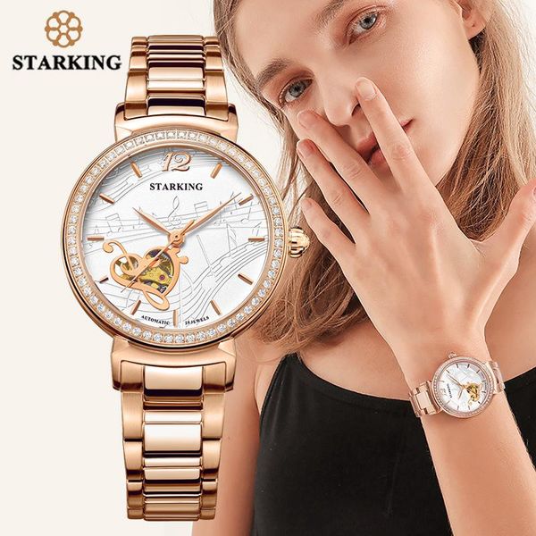 wristwatches starking women watches luxury crystal rhinestone rose gold stainless steel 5am waterproof mechanical auto dress watch relogio, Slivery;brown
wristwatches starking women watches luxury crystal rhinestone rose gold stainless steel 5am waterproof mechanical auto dress watch relogio, Slivery;brown
