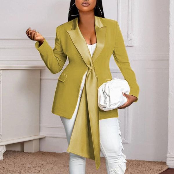 women's suits & blazers 2021 elegant women blazer coat long sleeves ribbon stitching slim fit jacket classy business party outwear autu, White;black
women's suits & blazers 2021 elegant women blazer coat long sleeves ribbon stitching slim fit jacket classy business party outwear autu, White;black