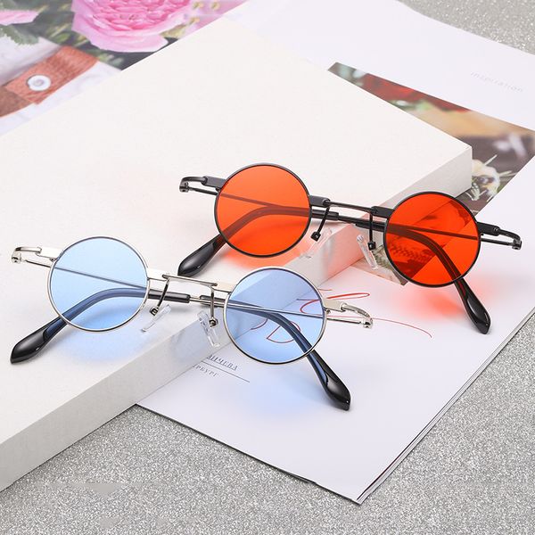 sunglasses 2021 small round women uv400 metal design punk sun glasses steampunk vintage goggles black shades, White;black
sunglasses 2021 small round women uv400 metal design punk sun glasses steampunk vintage goggles black shades, White;black