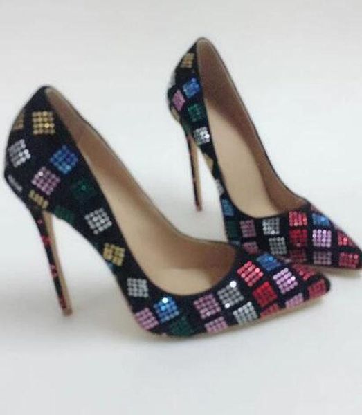 dress shoes ladies glitter dimetric drilled crystal pumps rhinestone celebrity stiletto women pointed toe fashion party high heel, Black
dress shoes ladies glitter dimetric drilled crystal pumps rhinestone celebrity stiletto women pointed toe fashion party high heel, Black