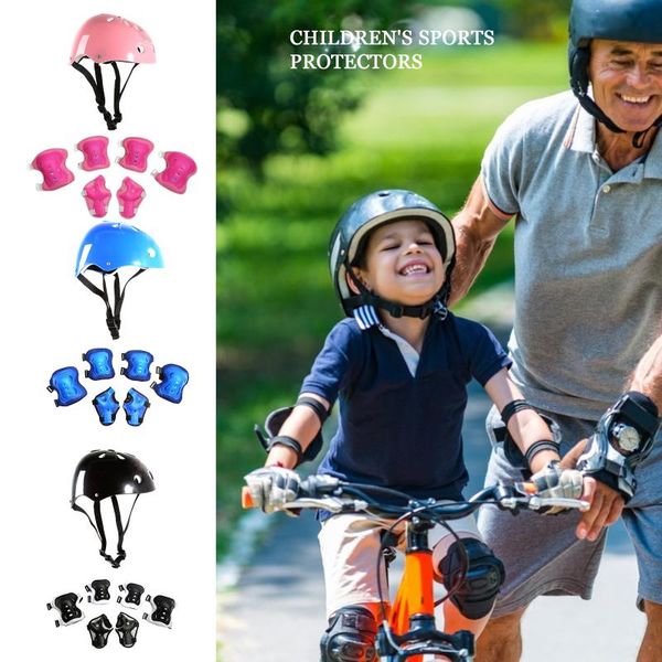 cycling helmets 7pcs/set children sports roller skating helmet knee elbow wrist pad protective gear set scooter for kids safety
cycling helmets 7pcs/set children sports roller skating helmet knee elbow wrist pad protective gear set scooter for kids safety
