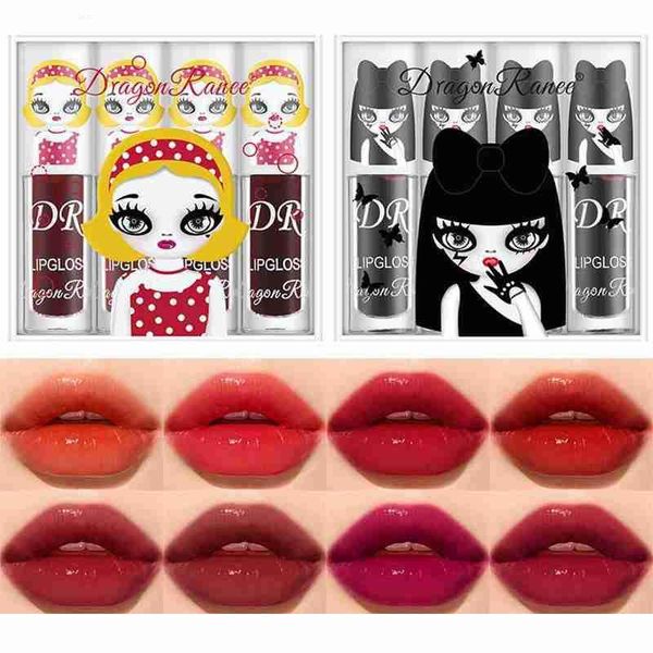 lip gloss 4pcs/set of cute dye liquid set box mirror water glass lipstick berry color female glaze dark girl
lip gloss 4pcs/set of cute dye liquid set box mirror water glass lipstick berry color female glaze dark girl