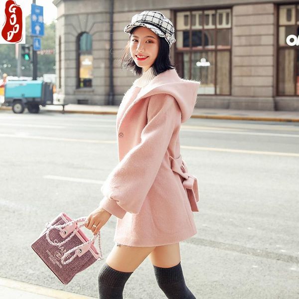 woolen coats women solid collect waist wool blends female office work wear elegant ladies outerwear belt slim hat lpl1405 women's &, Black
woolen coats women solid collect waist wool blends female office work wear elegant ladies outerwear belt slim hat lpl1405 women's &, Black