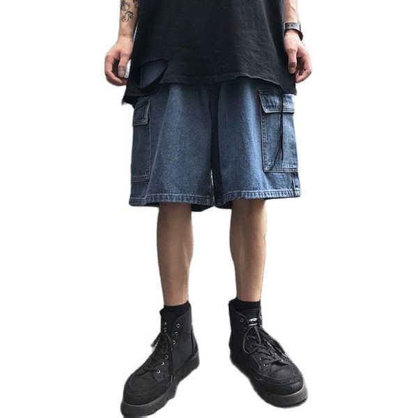 men's jeans men fashion 2021 korea studios summer dark high street patch pocket oversize 4xl hip hop overalls loose cargo shorts, Blue
men's jeans men fashion 2021 korea studios summer dark high street patch pocket oversize 4xl hip hop overalls loose cargo shorts, Blue