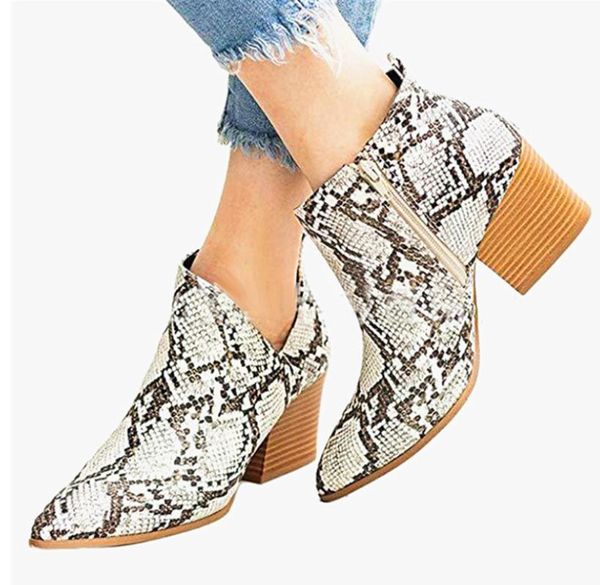 dress shoes motorcycle western cowboy boots women animal snake pattern pu leather high heels slip on cowgirl booties ankle botas, Black
dress shoes motorcycle western cowboy boots women animal snake pattern pu leather high heels slip on cowgirl booties ankle botas, Black