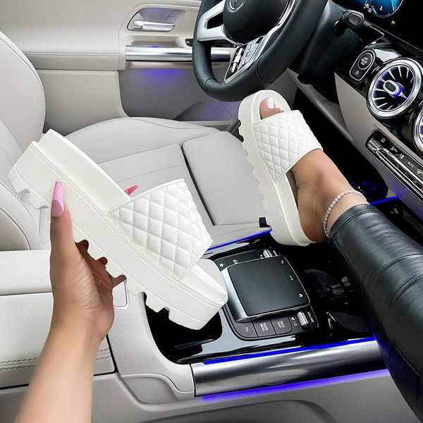 summer slippers platform for women sandals multi solid color open toe flat thick heel shoes outdoor beach women's sandal, Black
summer slippers platform for women sandals multi solid color open toe flat thick heel shoes outdoor beach women's sandal, Black