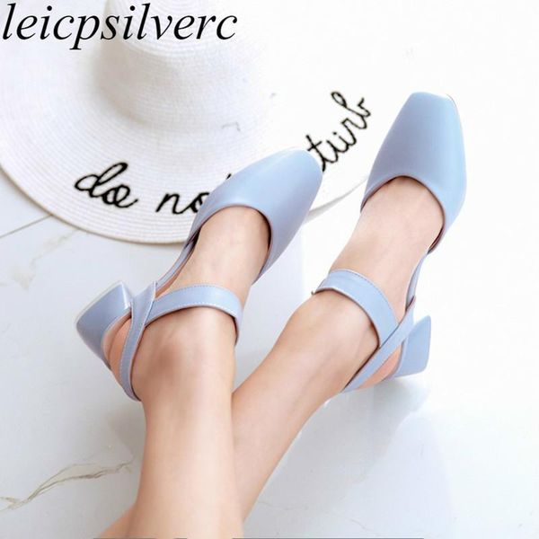 women sandals beach shoe high heel pu square toe buckle 2021 summer sweet fashion casual dress wedding pink blue white shoes, Black
women sandals beach shoe high heel pu square toe buckle 2021 summer sweet fashion casual dress wedding pink blue white shoes, Black